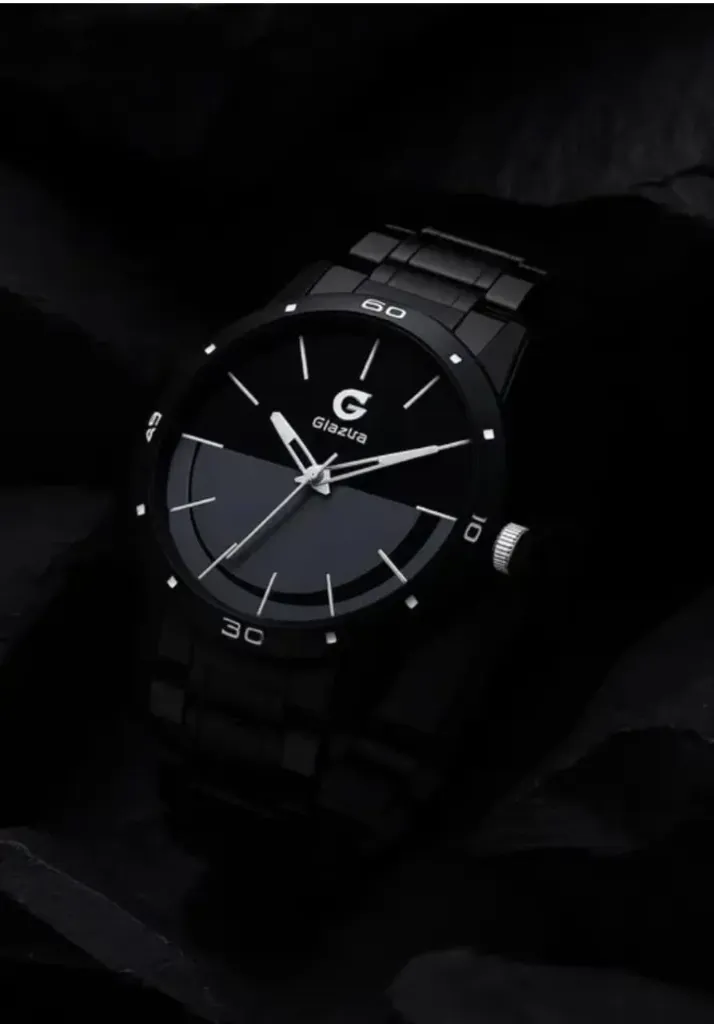 Black Chain Watch - For Men