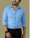 Men Cotton blend Casual Shirt