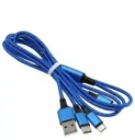 3-in-1 Charging Cable (Micro, Type-C, iPhone)