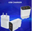 Dual USB Fast Charger with V Type Cable