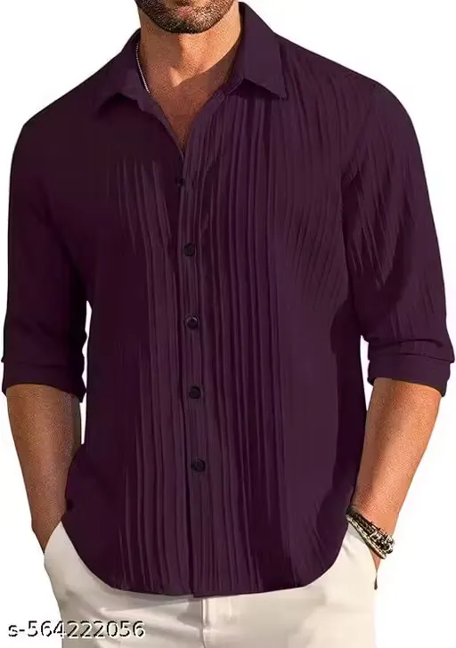 Striped Full Sleeves Shirt For Mens