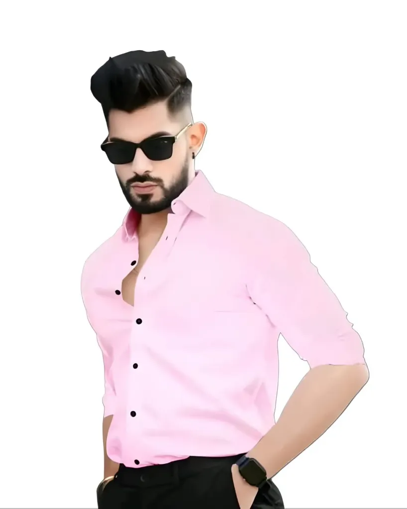 Premium Men’s Shirt – Pink