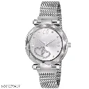 Women’s Heart Design Mesh Strap Watch