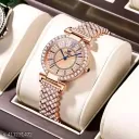 Women’s Elegant Crystal Bracelet Watch