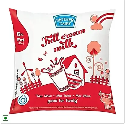 Mother Dairy Full Cream Milk, 500 ml 