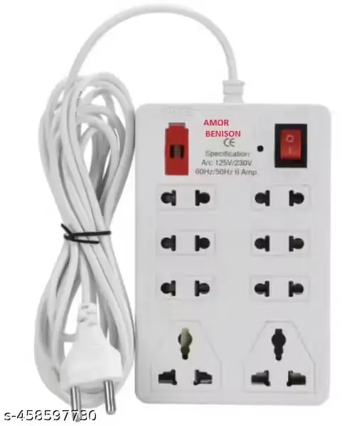 SOYEN 8+1 Socket Extension Cord 