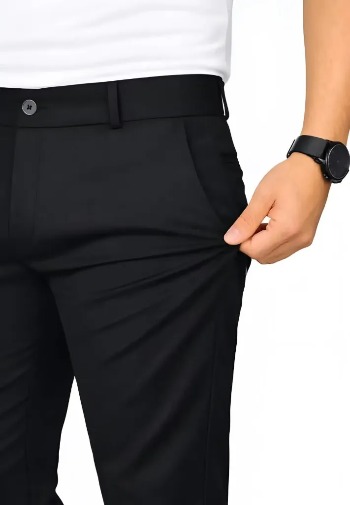The Essential Black Performance Trouser