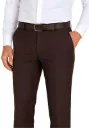 The Espresso Brown Tailored Dress Pant