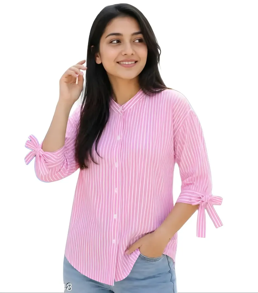 Sweetheart Striped Shirt