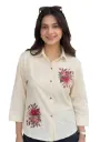 The Painted Floral Cream Shirt