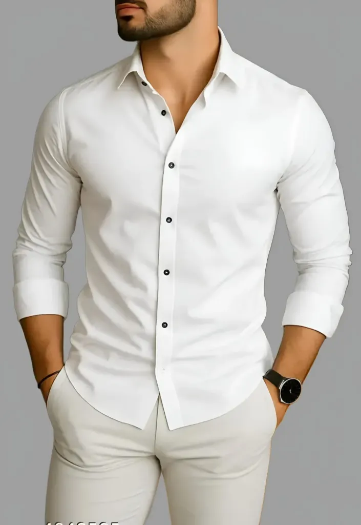 Tailored Crisp White Shirt