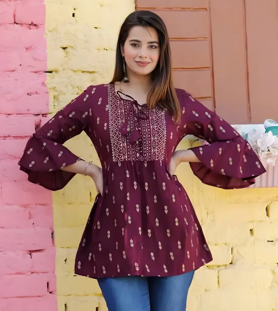 Kayam fashionable Short kurti 