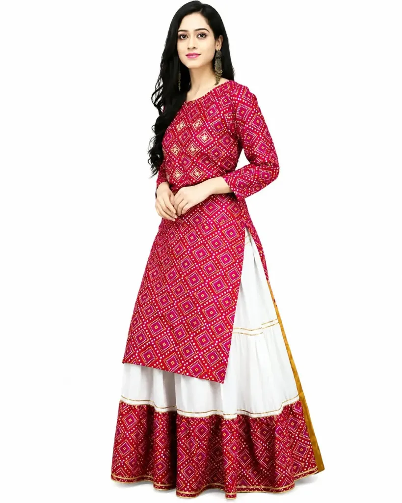 *Rayon  Women Kurti With Bottomwear*