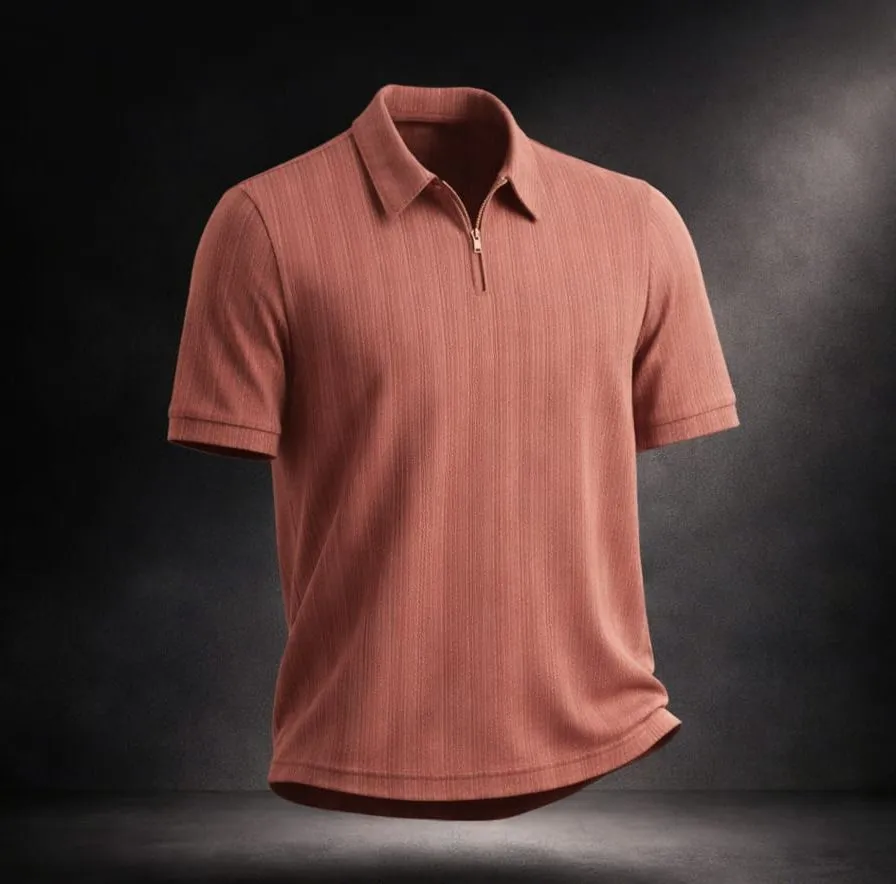 Afelix men's pink cotton blend t-shirt, for man